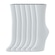 Kit Meias She Cano Médio - 6 Pares - Adulto BRANCO