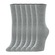 Kit Meias She Cano Médio - 6 Pares - Adulto CINZA/CINZA CLA
