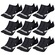 Kit Meia Sapatilha Puma Invisível - 9 Pares - Infantil PRETO