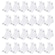 Kit Meia Cano Médio Puma Esportiva - 24 Pares - Feminino BRANCO