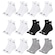 Kit Meia Cano Médio Puma Esportiva - 12 Pares - Feminino BRANCO/CINZA