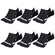 Kit Meia Sapatilha Puma Invisível - 6 Pares - Infantil PRETO