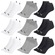 Kit Meia Sapatilha Puma Invisível - 9 Pares - Infantil BRANCO/CINZA