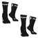 Kit de Meias Cano Médio Ert Esportiva com 2 Pares - Adulto PRETO