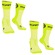 Kit de Meias Cano Médio Ert Esportiva com 2 Pares - Adulto Amarelo Fluor