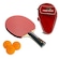 Kit Tênis de Mesa Gold Sports Venus Ii - 1 Raquete 5 Star - 3 Bolas Tm Star  Raqueteira VERMELHO