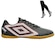 Kit Chuteira Futsal Umbro Mutant e Meião - Adulto PRETO/BRANCO