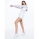 Camiseta Manga Longa Bodyforsure Move - Feminina BRANCO