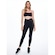 Top Fitness Body For Sure Alça Reta 360° - Feminino PRETO