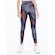Calça Legging Bodyforsure Estampada Space - Feminina MARINHO/CINZA/AMAREL