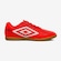 Chuteira Futsal Umbro Glaze - Adulto CORAL/BRANCO
