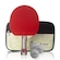 Kit Tênis de Mesa Gold Sports Malin - 1 Raquete 5 Star + Bolsa + 3 Bolas 3 Star VERMELHO