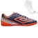 Kit Chuteira Futsal Umbro Force + Meia - Adulto AZUL ESC/LARANJA