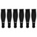 Kit de Canelitos Penalty Storm com 3 Pares - Adulto PRETO