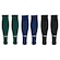 Kit de Canelitos Penalty Storm com 3 Pares - Adulto VERDE/AZUL ESC