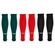 Kit de Canelitos Penalty Storm com 3 Pares - Infantil VERMELHO/PRETO