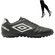 Chuteira Society Umbro Class + Meião - Adulto PRETO/BRANCO