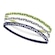 Kit Faixa de Cabeça Fila Hairband com 3 Unidades AMARELO/AZUL ESCURO