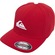 Boné Aba Curva Quiksilver Emb Big - Fechado - Adulto VERMELHO