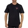 Camiseta Rip Curl Fade Out - Masculina PRETO