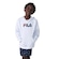 Blusão de Moletom com Capuz Fila Letter - Infantil BRANCO