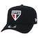 Boné Aba Curva New Era 9Forty A-Frame São Paulo Futebol Snapback - Adulto PRETO