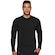 Camiseta Slim Fitness Manga Longa UV Proteção Solar Fator 50 Tecido Gelado - Masculina PRETO