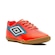 Chuteira Indoor Futsal Umbro Cannon Jr Infantil LARANJA/AZUL