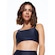 Top Body For Sure com Regulagem Basic - Feminino BRANCO/MARINHO/AMARE