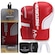 Kit de Luvas de Boxe e Muay Thai First Fx1 Pretorian + Bandagem + Bucal BRANCO/VERMELHO