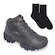 Kit Bota Bull Terrier Sparks Ii Masculina + Par de Meia MARROM ESCURO