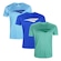 Kit Camiseta Penalty X - 3 Unidades - Masculina VERDE/AZUL