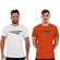 Kit de Camisetas Penalty X - Masculino - 2 unidades BRANCO/LARANJA