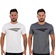 Kit de Camisetas Penalty X - Masculino - 2 unidades BRANCO/CINZA