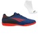 Kit Chuteira Futsal Penalty Matis Y-2 + Par de Meias - Adulto AZUL ESC/VERMELHO