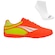 Kit Chuteira Futsal Penalty Matis Y-2 + Par de Meias - Adulto LARANJA/BRANCO