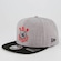 Boné Aba Curva New Era Corinthians - Snapback - Adulto CINZA