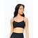 Top Fitness com Bojo Bodyforsure Alça Reta Textura Line - Feminino PRETO