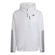 Jaqueta com Capuz adidas Own The Run 3 Stripes - Masculina BRANCO/PRETO
