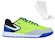 Kit Chuteira Futsal Topper Dominator Pro V + Meia - Adulto Verde/Azul