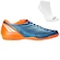 Kit Chuteira Futsal Penalty Viento Y-2 + Meia - Adulto AZUL/LARANJA