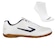 Kit Chuteira Futsal Topper Boleiro V + Meia Sapatilha - Adulto BRANCO/AZUL ESC