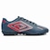 Chuteira Society Umbro Arcade - Adulto AZUL ESC/VERMELHO