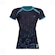 Camiseta Feminina Mormaii Futevôlei Series Sublimada Proteção Solar AZUL