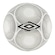 Bola de Futebol de Campo Umbro Pass PRETO/CINZA