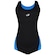 Maiô Hammerhead Helanca Especial com Detalhe - Feminino PRETO/AZUL