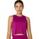 Camiseta Regata Alto Giro Croppes - Feminina ROXO
