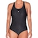 Maiô Natação Profissional Squid Poker Feminino Adulto PRETO