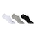 Kit Meias Hoahi Invisível com 3 Pares - Adulto CINZA/PRETO