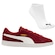 Kit Tênis Puma Smash V2 Bdp + Meia - Masculino VINHO/BRANCO
